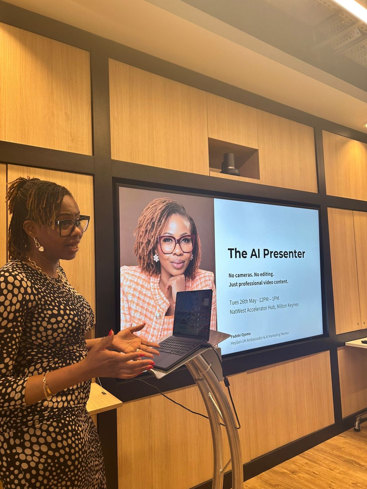 The AI Presenter Workshop at NatWest Accelerator